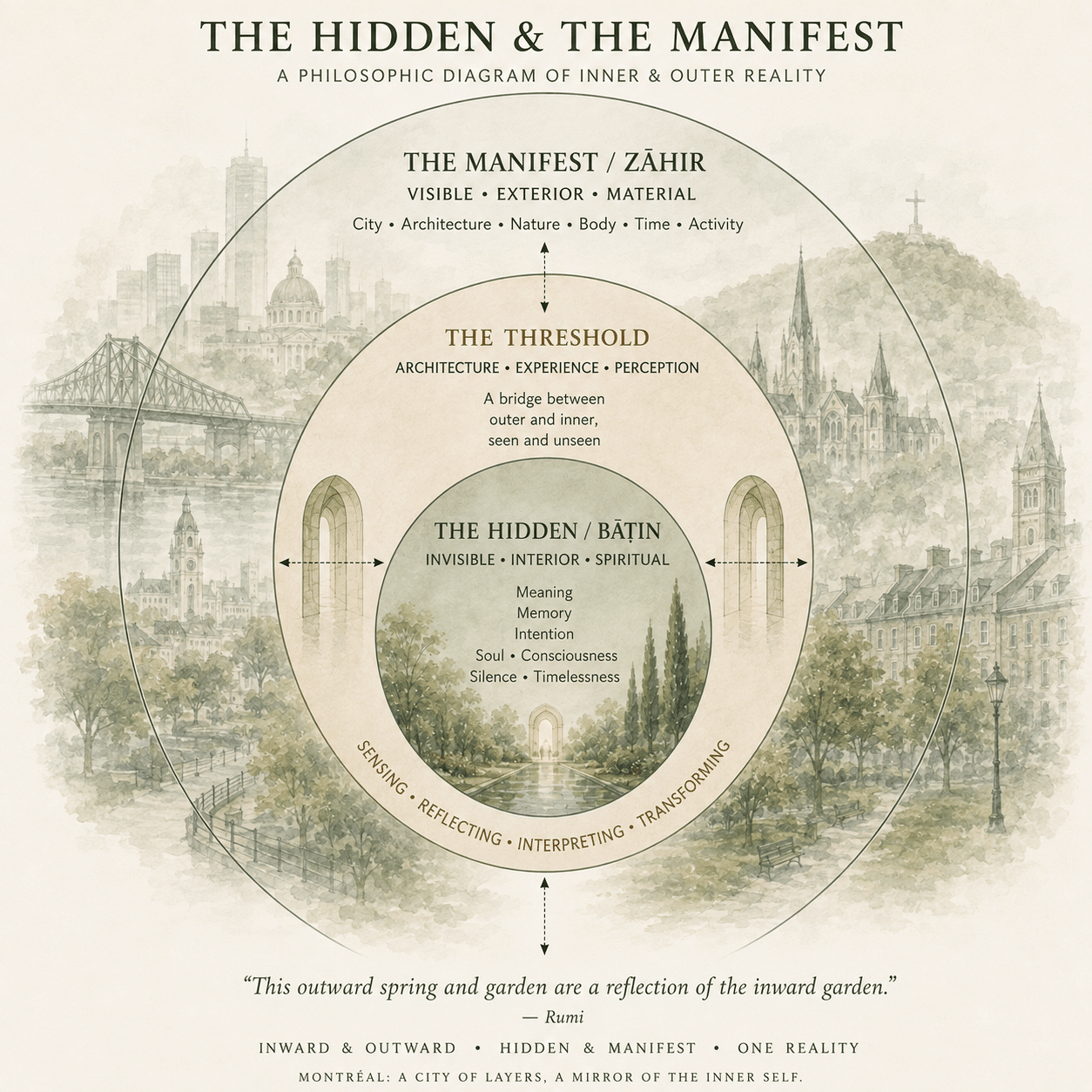 Figure 1: The Hidden and The Manifest by Mani Farhadi